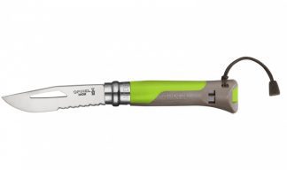 Нож Opinel серии Specialists Outdoor №08, зеленый/серый