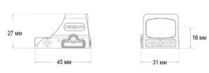 размеры Holosun 508