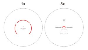 Оптический прицел Vector Optics Constantine FFP 1-8X2 сетка