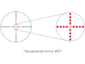 Прицельная сетка GAUT 27 Mil-Dot