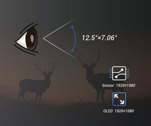 Прицел Guide DR30 поле зрения