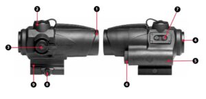 управление коллиматором sightmark