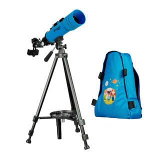 Телескоп детский Bresser Junior 70-400 в синем рюкзаке