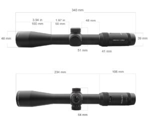 Forester 2-10x40 размеры