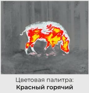 Цветовая палитра красный горячий